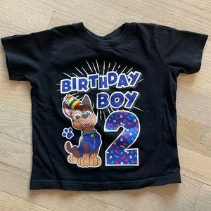 Paw Patrol Birthday Boy “2” Shirt